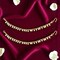 Indian Traditional Ear Chains for Women - Indian Jewellery for Earring Support Long Gold Tone Earring Chain Ear to Hair Chain Jewelry Faux Pearl Hair Accessory - Bridal Jewelry for Wedding